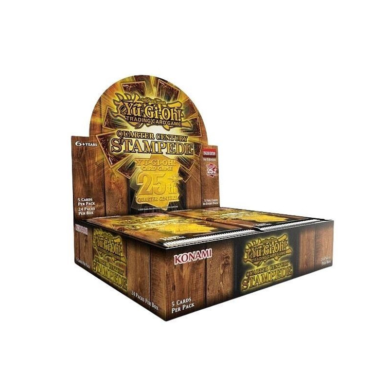 Tcg Yugioh Estampida de un cuarto de siglo Caja (ingles) | Juegos de Cartas | Gameria