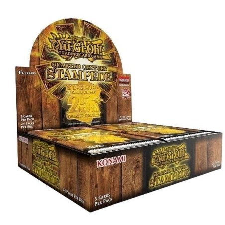 Tcg Yugioh Estampida de un cuarto de siglo Caja (ingles)