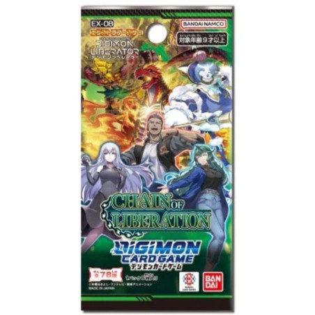 Digimon Card Game Digimon Chain Of Liberation EX08 Sobre