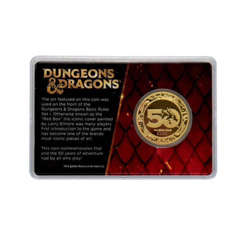 Dungeons & Dragons Moneda 50th Anniversary | Juegos de Mesa | Gameria