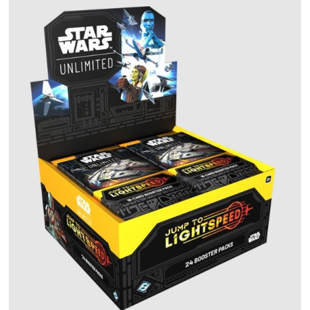 Star Wars Unlimited Jump to Lightspeed Caja de Sobres (Inglés)