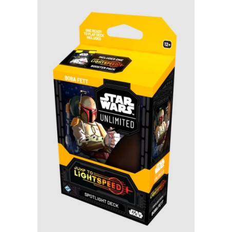 Star Wars Unlimited Jump to Lightspeed Mazo Boba Fett (Inglés)