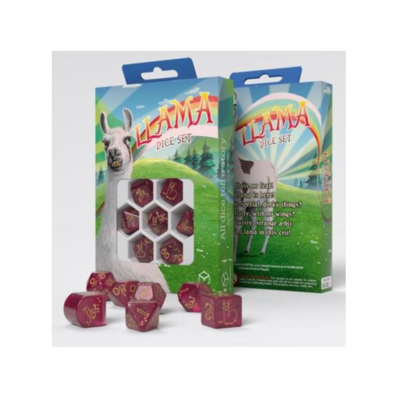 Dados Q Workshop Llama Dice Set Puffy | Accesorios | Gameria