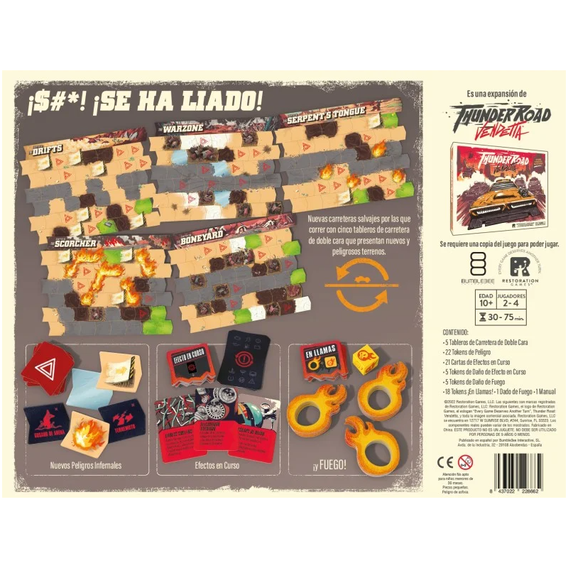 Thunder Road Carnage at Devil’s Run  | Juegos de Mesa | Gameria