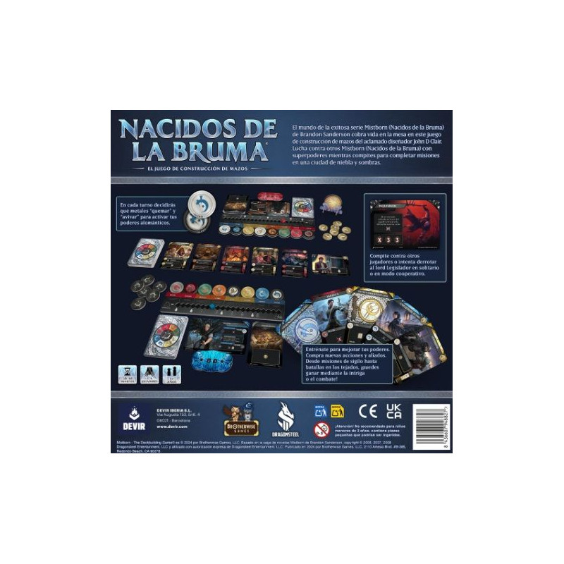 Nacidos de la Bruma El juego de Construcción de Mazos | Juegos de Mesa | Gameria