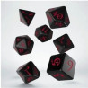 Dados Q Workshop Classic RPG Black / Red Dice Set | Accesorios | Gameria