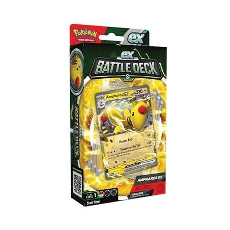 Pokémon Jcc Ampharos Ex Battle Deck (Inglés)