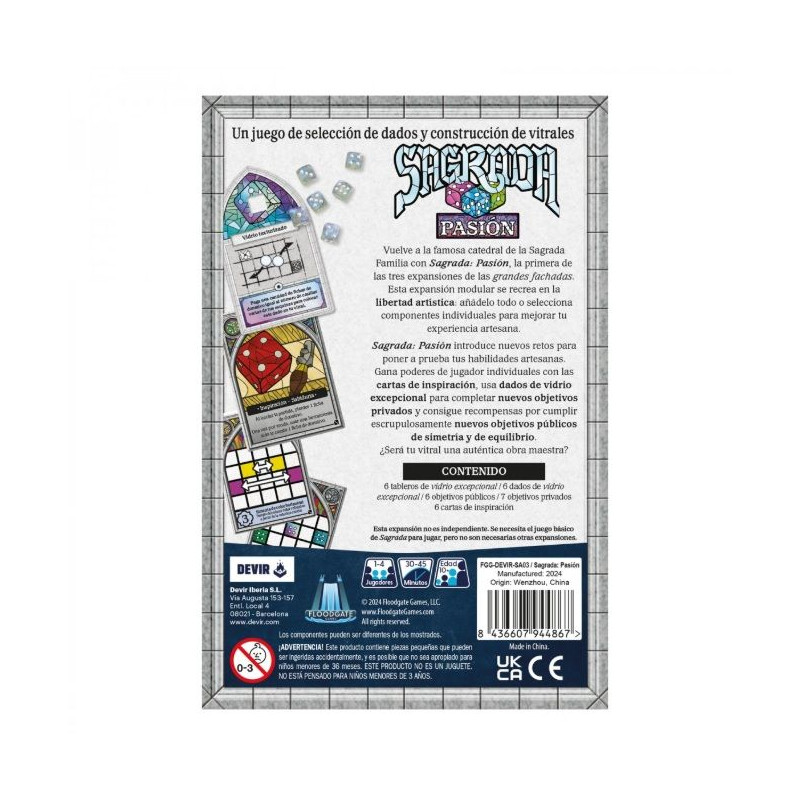 Sagrada Pasión | Juegos de Mesa | Gameria