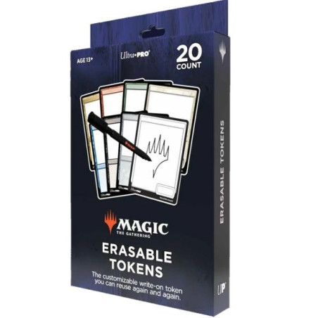 Erasable Tokens For Magic the Gathering Ultimate Guard 20 Unidades