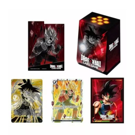 Dbs Fusion World Official Cardcase and Card Sleeves Set 01 Bardock
