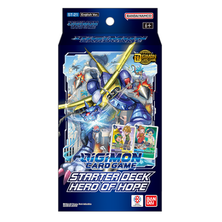 Digimon Card Game Starter Deck Display Hero of Hope St-21