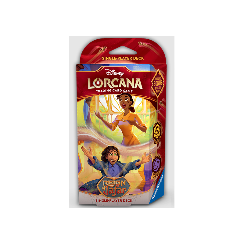 Lorcana Reign of Jafar Starter Deck Amber/Amethyst (Inglés) | Juegos de Cartas | Gameria