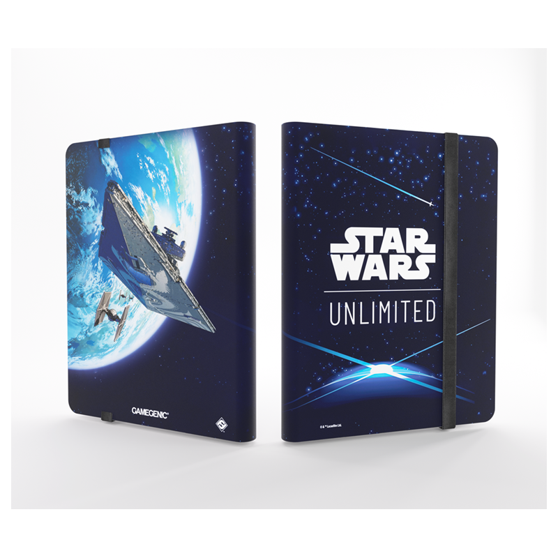 Star Wars Unlimited Zip Up Album 18 Pocket Black Blue | Accesorios | Gameria