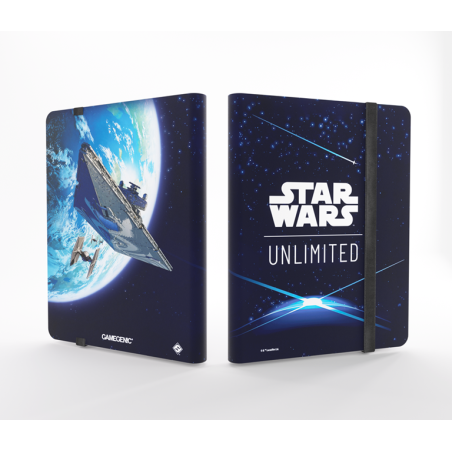 Star Wars Unlimited Zip Up Album 18 Pocket Black Blue