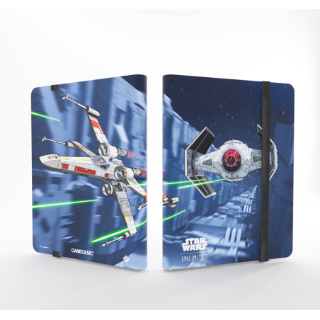 Star Wars Unlimited Zip Up Album 18 Pocket X-Wing / Tie Fighter