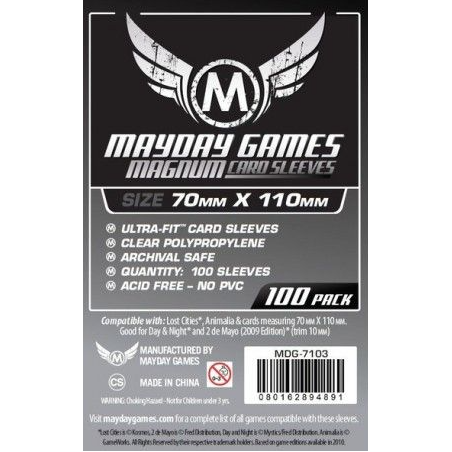 Fundas Mayday 70X110 Mm 100 Unidades