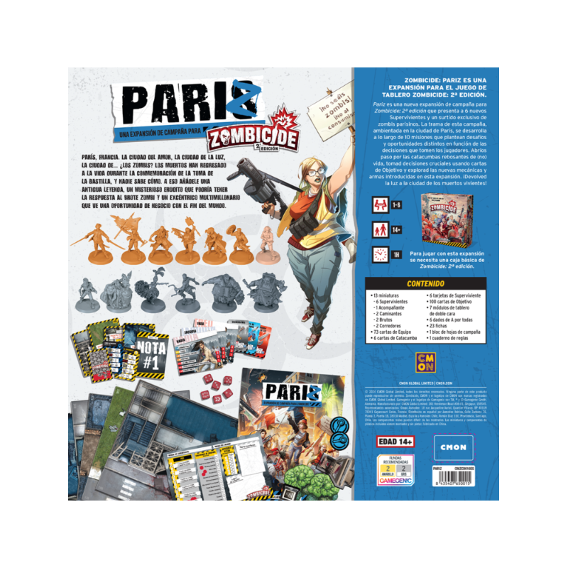 Zombicide 2E PariZ | Juegos de Mesa | Gameria