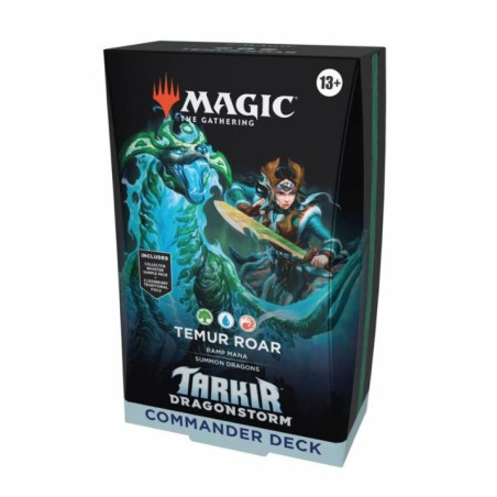Mtg Tarkir Dragonstorm Commander Temur Roar (Inglés)