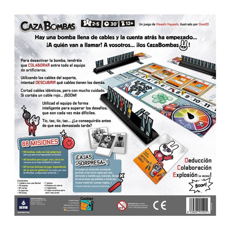 Caza Bombas | Juegos de Mesa | Gameria