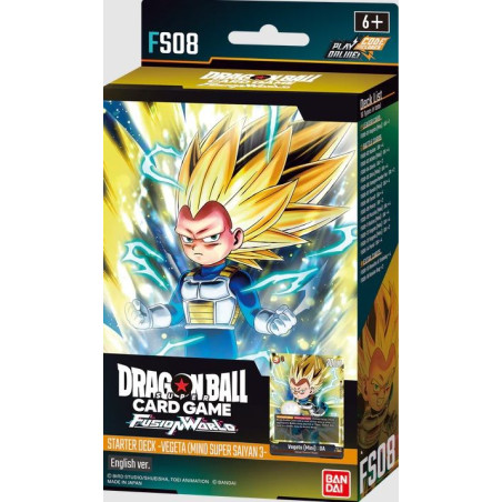 Dbs Fusion World FS08 Starter Deck Vegeta Mini Super Saiyan 3