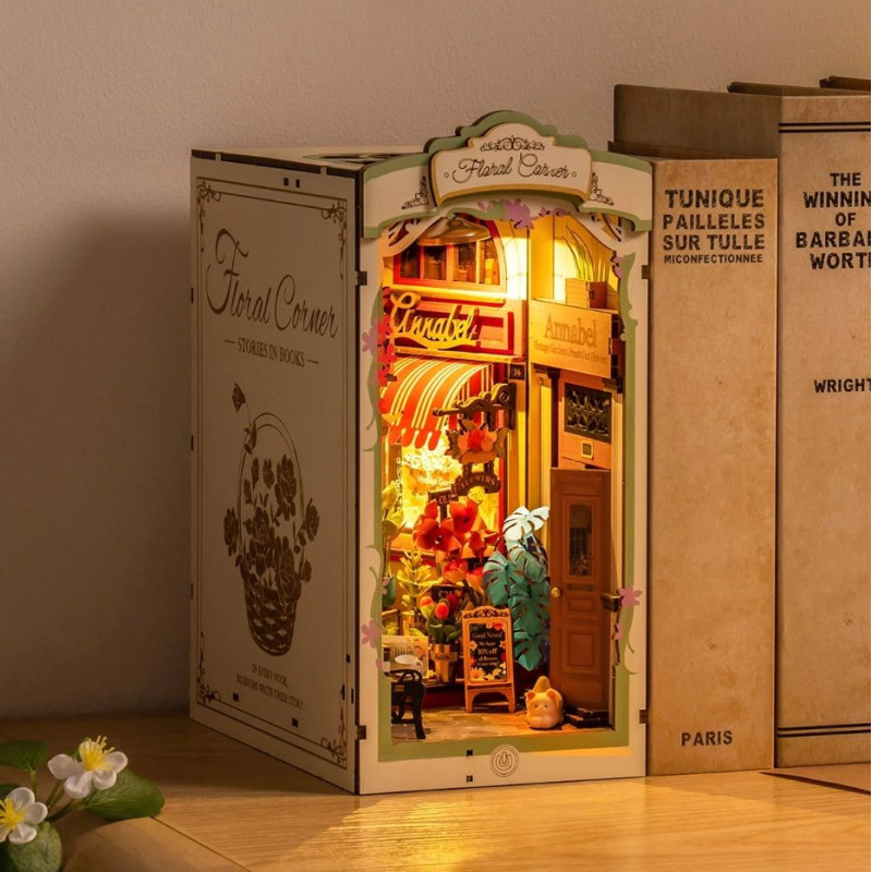 Maqueta Sujeta Libros Floral Corner | Accesorios | Gameria
