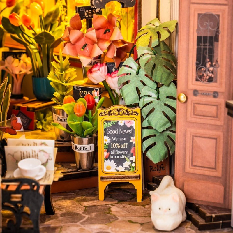Maqueta Sujeta Libros Floral Corner | Accesorios | Gameria
