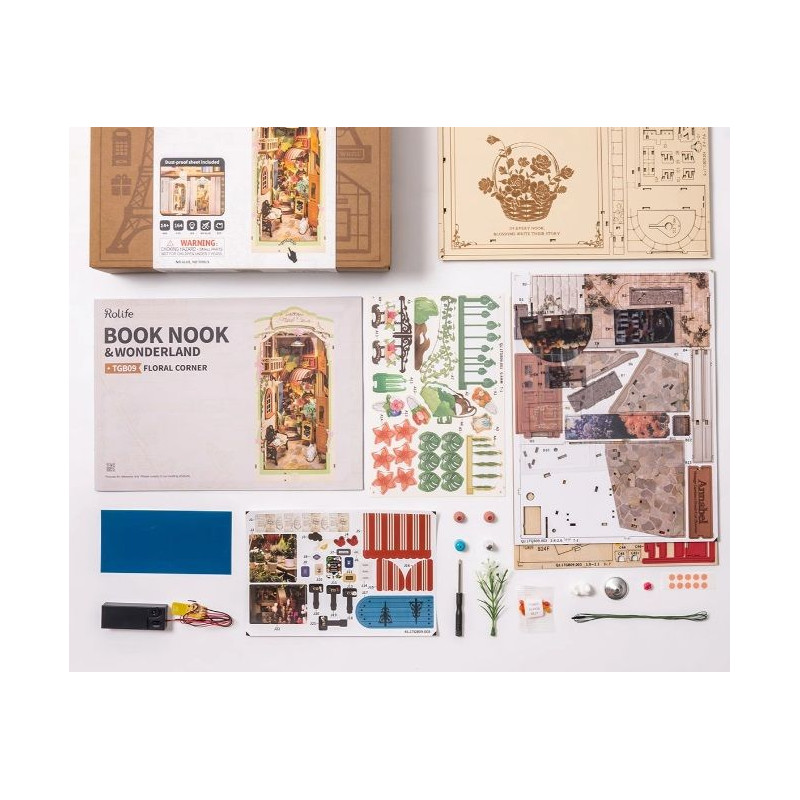 Maqueta Sujeta Libros Floral Corner | Accesorios | Gameria