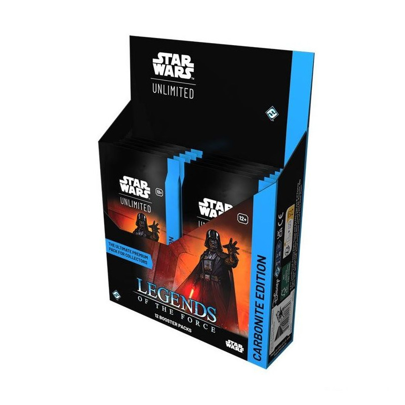 Star Wars Unlimited Legends of the Force Carbonite Edition Caja de Sobres (Inglés) | Juegos de Cartas | Gameria
