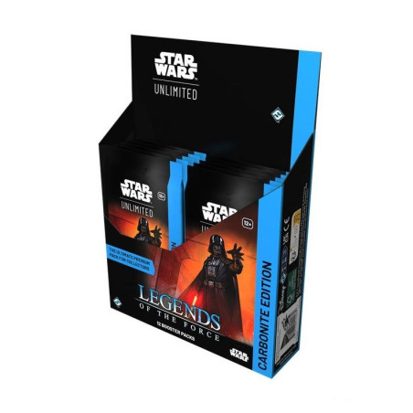 Star Wars Unlimited Legends of the Force Carbonite Edition Caja de Sobres (Inglés)