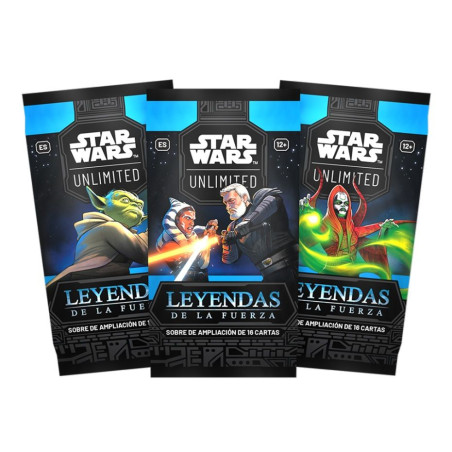 Star Wars Unlimited Leyendas de la Fuerza Sobres