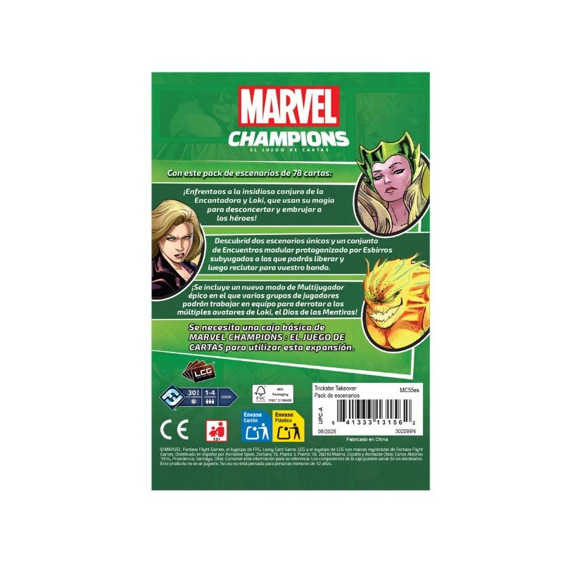 Marvel Champions Trickster Takeover Pack de Escenario | Juegos de Cartas | Gameria