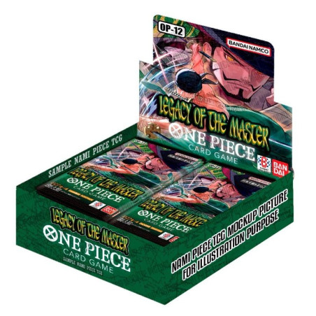 One Piece Card Game Master and Discipline OP-12 Caja