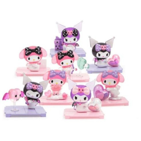 Figura Hello Kitty Kuromi y My Melody Serie Love Letters (Unidad)