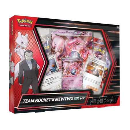 Pokémon Team Rocket's Mewtwo Ex Box (Inglés)