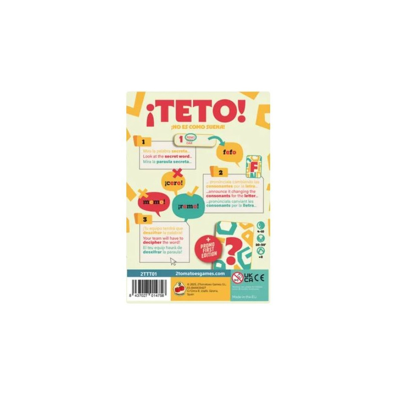 Teto | Juegos de Mesa | Gameria