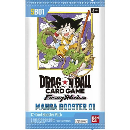 Dbs Fusion World Manga Booster SB01 Sobre
