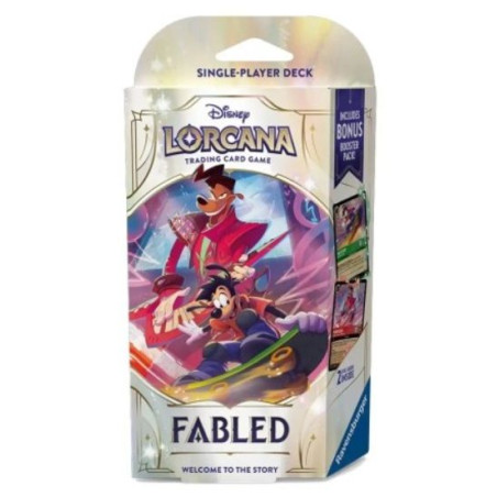 Lorcana Fabled  Starter Deck Esmeralda/Rubí  (Inglés)