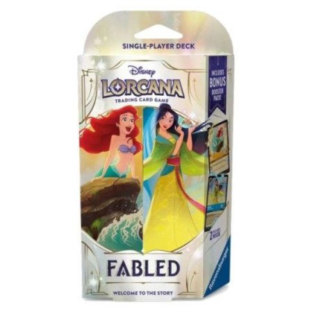 Lorcana Fabled  Starter Deck Ámbar/Zafiro (Inglés)