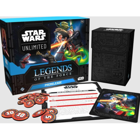 Star Wars Unlimited Legends of the Force Caja de Presentación (Inglés)