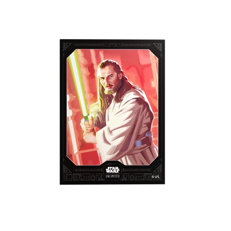 Fundas Star Wars Unlimited Art Sleeves Qui-Gon Jinn | Accesorios | Gameria