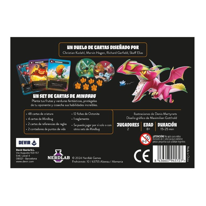 Mindbug Batalla de Frutas Reino | Juegos de Mesa | Gameria