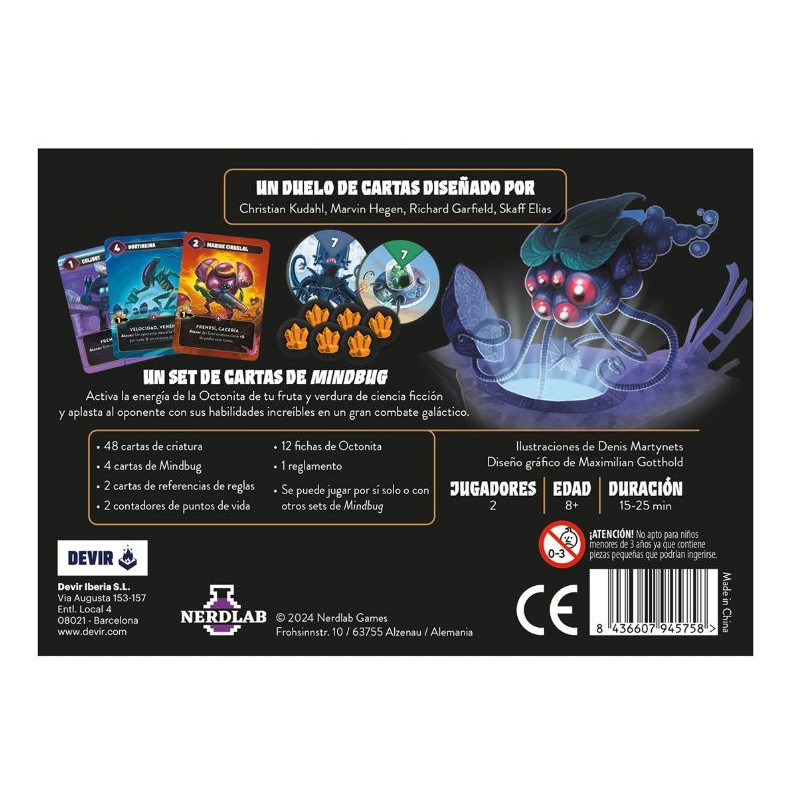 Mindbug Frutas de Batalla Galaxia | Juegos de Mesa | Gameria