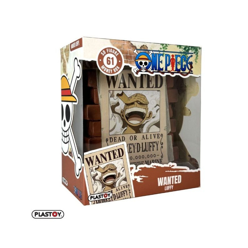 Hucha One Piece Luffy Wanted | Figuras y Merchandising | Gameria