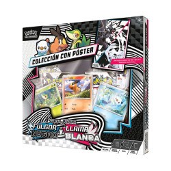 Pokemon Escarlata y Purpura Fulgor Negro & Llama Blanca Poster Coleccion | Juegos de Cartas | Gameria