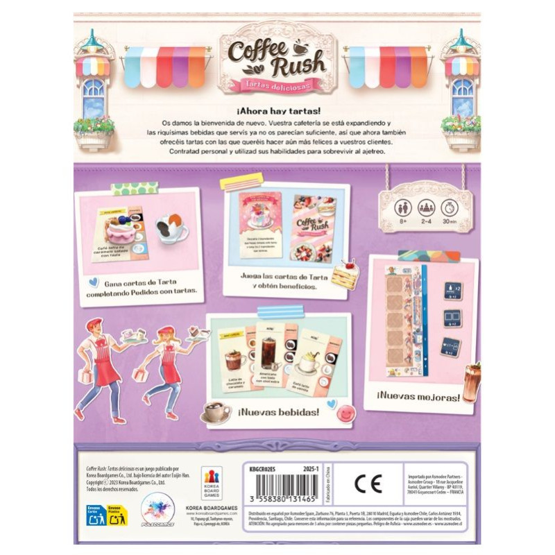 Coffee Rush Tartas Deliciosas | Juegos de Mesa | Gameria