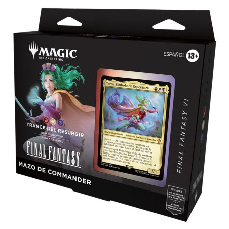 Mtg Final Fantasy Mazo de Commander Trance del Resurgir