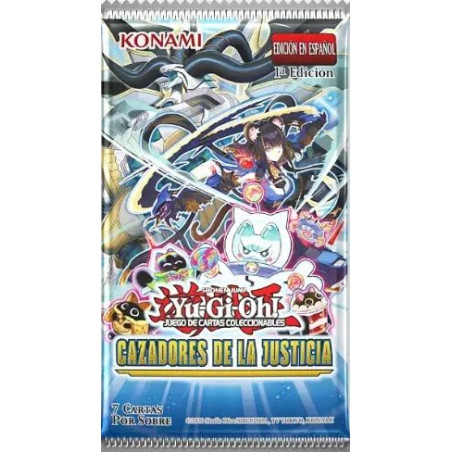 Tcg Yugioh Cazadores de la justicia Sobre