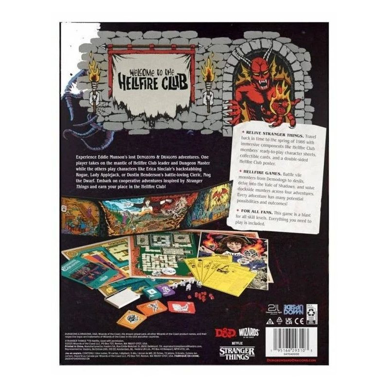D&D Welcome to the Hellfire Club Starter Set | Rol | Gameria