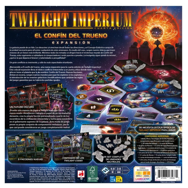 Twilight Imperium Cuarta Edición El Confín del Trueno | Juegos de Mesa | Gameria