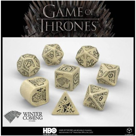 Dados Q Workshop Juego de Tronos Stark D6